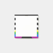 Ally Progress Pride Flag Post-it Klebezettel (Vorderseite)