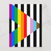 Ally Progress Pride Flag Postkarte (Vorderseite)