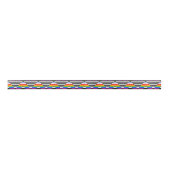 Ally Progress Pride Flag Satinband (Vorderseite)