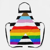 Ally Progress Pride Flag Schürze (Vorderseite)