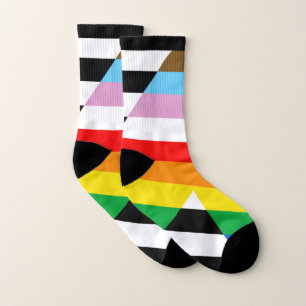 Ally Progress Pride Flag Socken