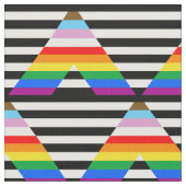 Ally Progress Pride Flag Stoff (Nahaufnahme)
