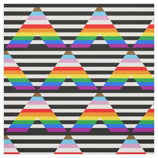 Ally Progress Pride Flag Stoff (Muster)