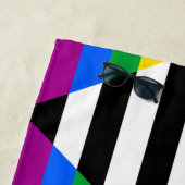 Ally Progress Pride Flag Strandtuch (Beispiel)