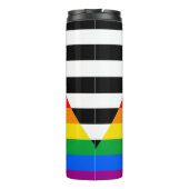 Ally Progress Pride Flag Thermosbecher (Rückseite)