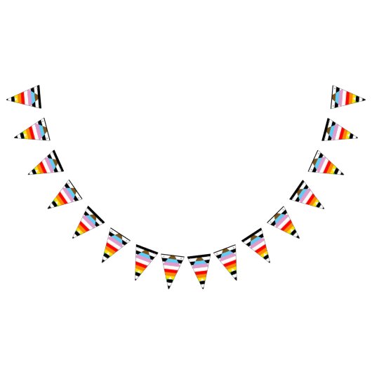 Ally Progress Pride Flag Wimpelkette (Alle)