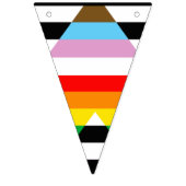 Ally Progress Pride Flag Wimpelkette (Zweite Fahne)