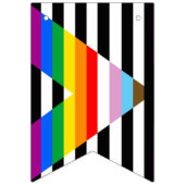 Ally Progress Pride Flag Wimpelkette (Zweite Fahne)
