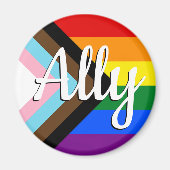 Ally | Progress Prilag Flag Magnet (Vorne)