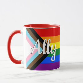 Ally | Progress Prilag Flag | Name Tasse