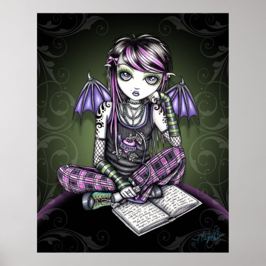 Ally Tattoo Emo Fairy Poster (Vorne)