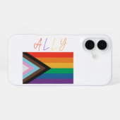 Ally und Rainbows iPhone 16 Hülle (Rückseite (Horizontal))
