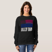 Ally Vater Bisexual Flag Lgbt Gay Pride Sweatshirt (Vorne ganz)