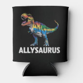 Allysaurus LGBT Dinosaurier Regenbogenflagge Ally  Dosenkühler (Vorderseite)