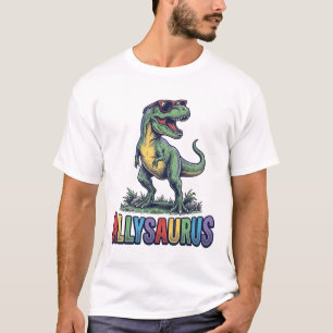 Allysaurus Vintage Dinosaur Sonnenbrille Shirt Des