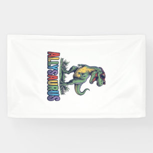 Allysaurus Vintage Dinosaur Sonnenbrille Shirt Des Banner