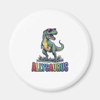 Allysaurus Vintage Dinosaur Sonnenbrille Shirt Des Magnet