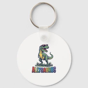 Allysaurus Vintage Dinosaur Sonnenbrille Shirt Des Schlüsselanhänger