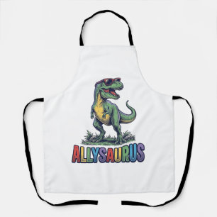 Allysaurus Vintage Dinosaur Sonnenbrille Shirt Des Schürze
