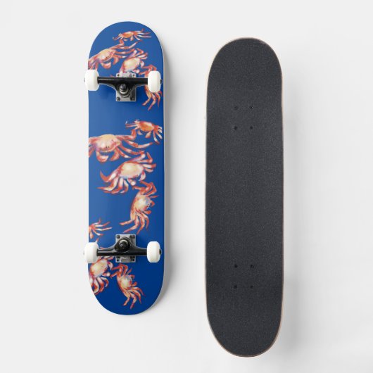 AllyUP Sun Fun Crab Salad Skateboard (Vorderseite)