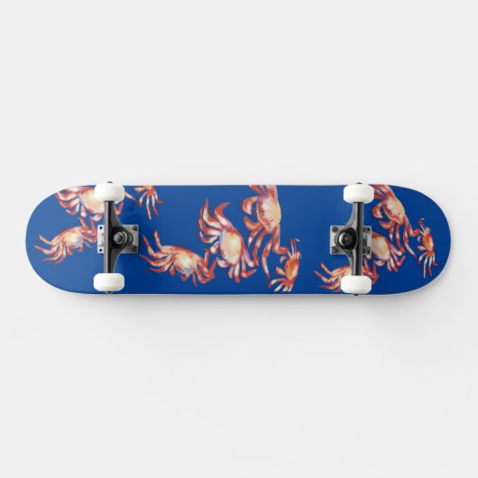 AllyUP Sun Fun Crab Salad Skateboard (Horizontal)