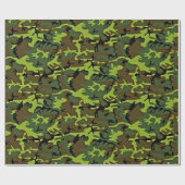 Allzweck-Tarnpapier grün/schwarz Geschenkpapier (Flach)