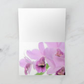 Allzweckgruß-/Einladungs-Karte der Orchideen-1 Karte (Innenseite)