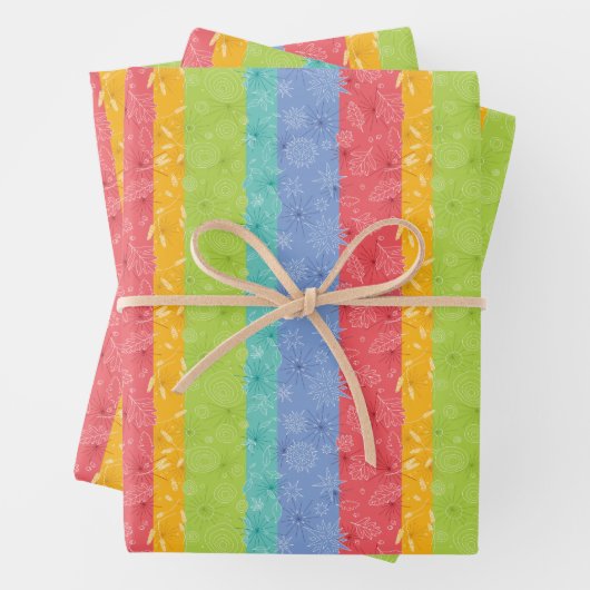 Allzweckverpackungspapier "Seasons" Geschenkpapier Set (Beispiel)