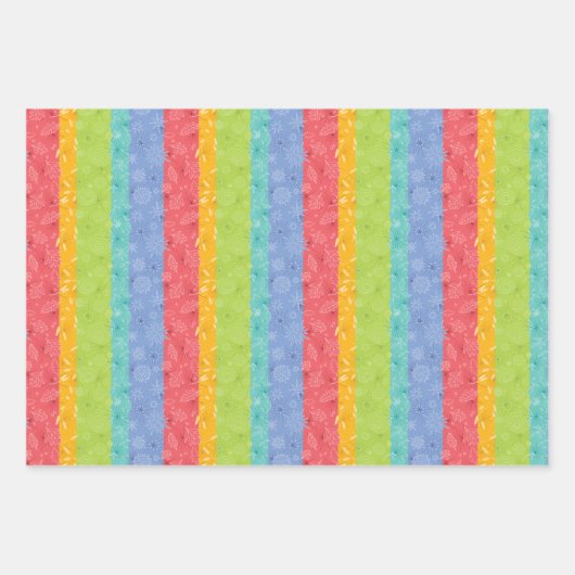 Allzweckverpackungspapier "Seasons" Geschenkpapier Set (Vorderseite 3)