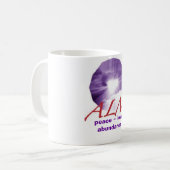 ALM FriedensTasse Kaffeetasse (Vorderseite Links)