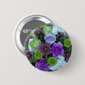 Alma Blooms Lila Bouquet Button (Vorne & Hinten)