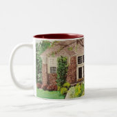 Alma-Haus-Malerei Zweifarbige Tasse (Links)
