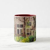 Alma-Haus-Malerei Zweifarbige Tasse (Mittel)