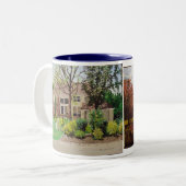Alma-Haus u. 7thHoleEagleCrestGolfCo… Zweifarbige Tasse (Vorderseite Links)