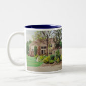 Alma-Haus u. 7thHoleEagleCrestGolfCo… Zweifarbige Tasse (Links)