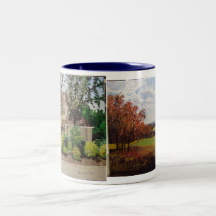 Alma-Haus u. 7thHoleEagleCrestGolfCo… Zweifarbige Tasse