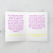 Alma Matrum dies Sit. Karte (Innenseite)