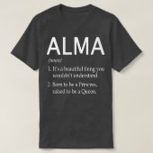 Alma Name Gift T-Shirt (Design vorne)