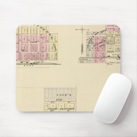 Alma, Nebraska Mousepad (Mit Mouse)