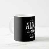 Alma Personalisiert Name Birthday Kaffeetasse (Vorderseite Links)