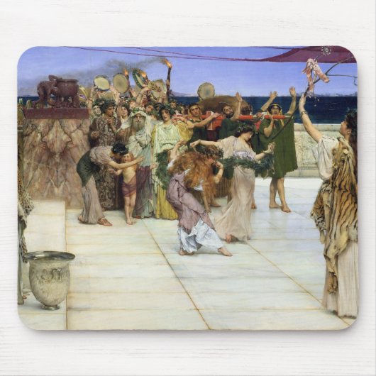 Alma-Tadema |A Widmung zum Bacchus Mousepad (Vorne)