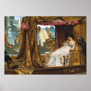 Alma-Tadema - Antonius Cleopatra Poster
