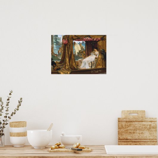 Alma-Tadema - Antony Cleopatra Poster (Küche)