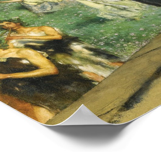 Alma-Tadema - auf der Straße Poster (Ecke)