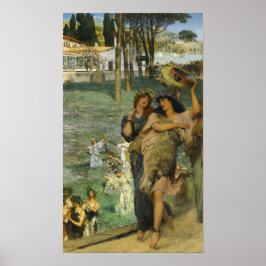 Alma-Tadema - auf der Straße Poster