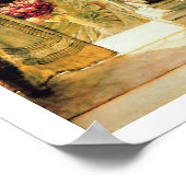 Alma-Tadema | Begrüßungsschritte, 1883 Poster (Ecke)