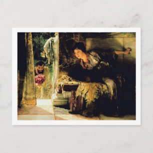 Alma-Tadema   Begrüßungsschritte, 1883 Postkarte