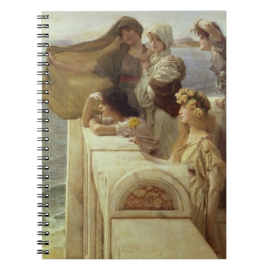 Alma-Tadema | bei Cradle der Aphrodite, 1908 Notizblock (Vorderseite)
