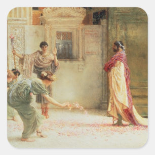 Alma-Tadema Caracalla: AD 211, 1902 Quadratischer Aufkleber