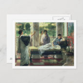 Alma-Tadema | Catullus Lesen seine Gedichte Postkarte (Vorne/Hinten)